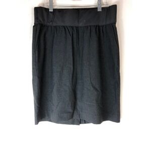 GAP Maternity Size 6 Gray Skirt Work Career‎ Pockets
